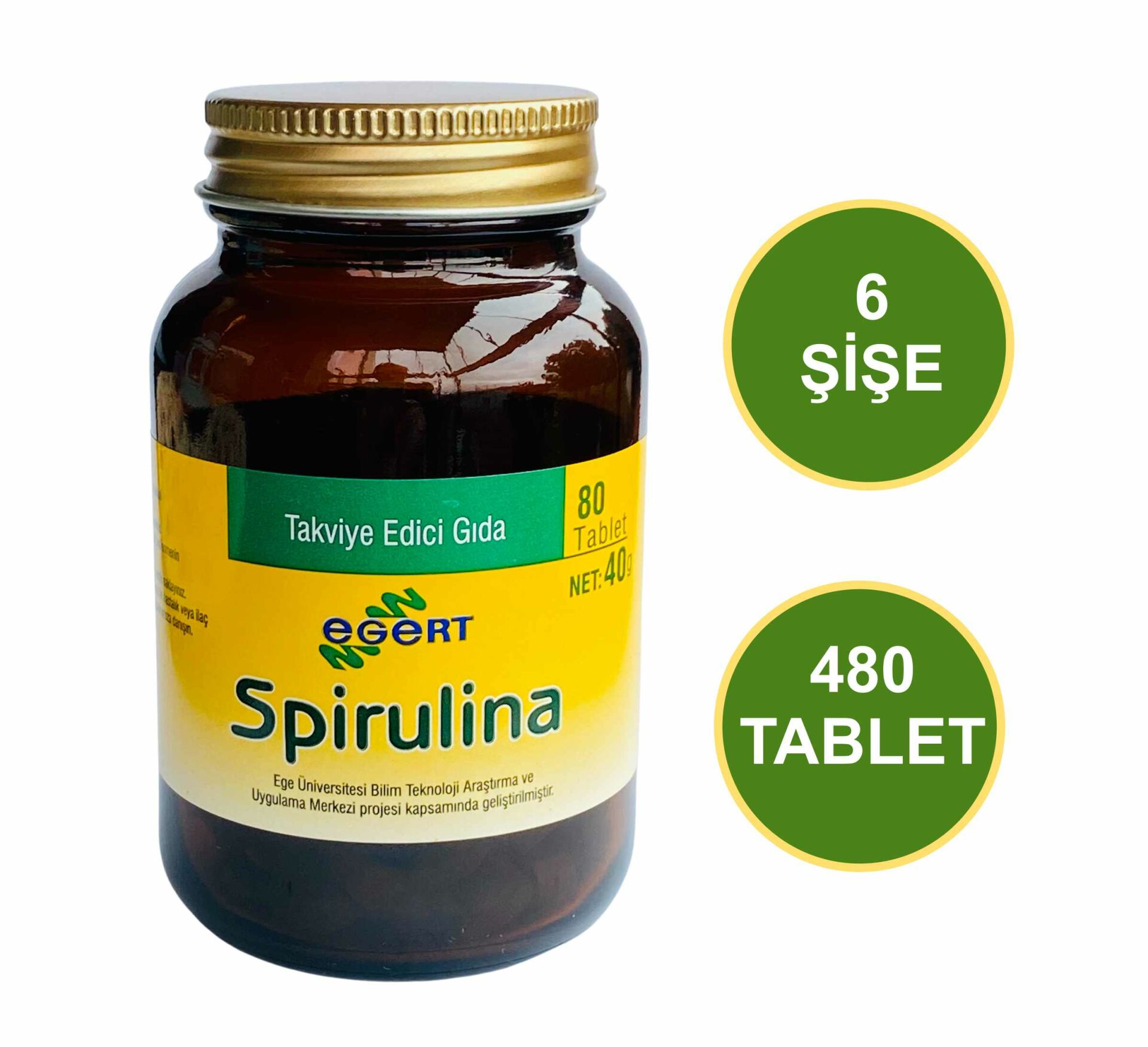 Egert Spirulina Tablet (6 Adet)