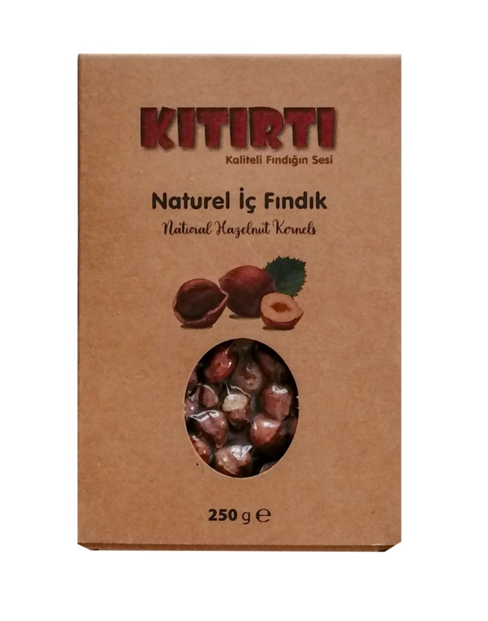Kıtırtı Natürel Doğal Iç Fındık Vakumlu Paket 250 gr