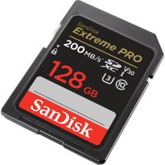 SanDisk 128GB Extreme PRO UHS-I SDXC 200MB/s V30 Hafıza Kartı