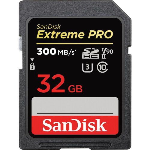 SanDisk 32GB Extreme PRO UHS-II SDHC V90 Hafıza Kartı