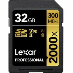 Lexar 32GB 1000X SDHC UHS-II Profesyonel Hafıza Kartı