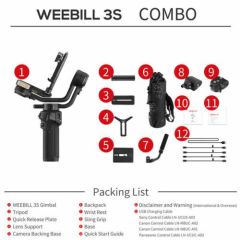 Zhiyun Weebill-3 S Combo Gimbal