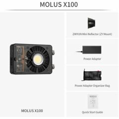 Zhiyun Molus X100 100W Taşınabilir Işık