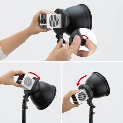 Zhiyun Bowens Mount Adapter A (ZY Mount) G60 Uyumlu