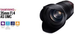 Samyang 35mm f/1.4 AS UMC Full Frame Lens (Canon EF)