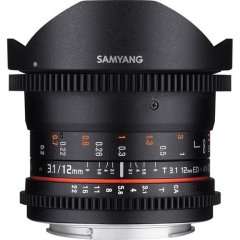 Samyang 12mm T3.1 ED AS NCS Balıkgözü Lens (Sony E)