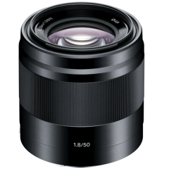 Sony SEL 50mm f/1.8 OSS Lens (Black)