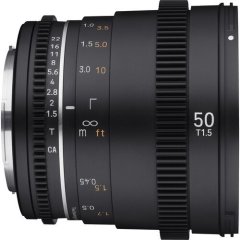 Samyang 50mm T1.5 VDSLR MK2 Cine Lens (Fuji X)