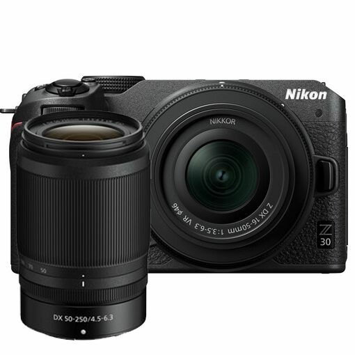 Nikon Z30 Body + 16-50mm VR + 50-250mm VR Lens