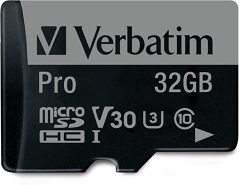 Verbatim 32GB 90MB/S Micro SD Pro Class 10 UHS-I(INC ADAPTOR)