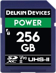 Delkin Devices 256GB Power SDXC UHS-II (U3/V90) Memory Card (DDSDG2000256)