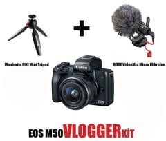 Canon EOS M50 15-45mm Vlogger Kit