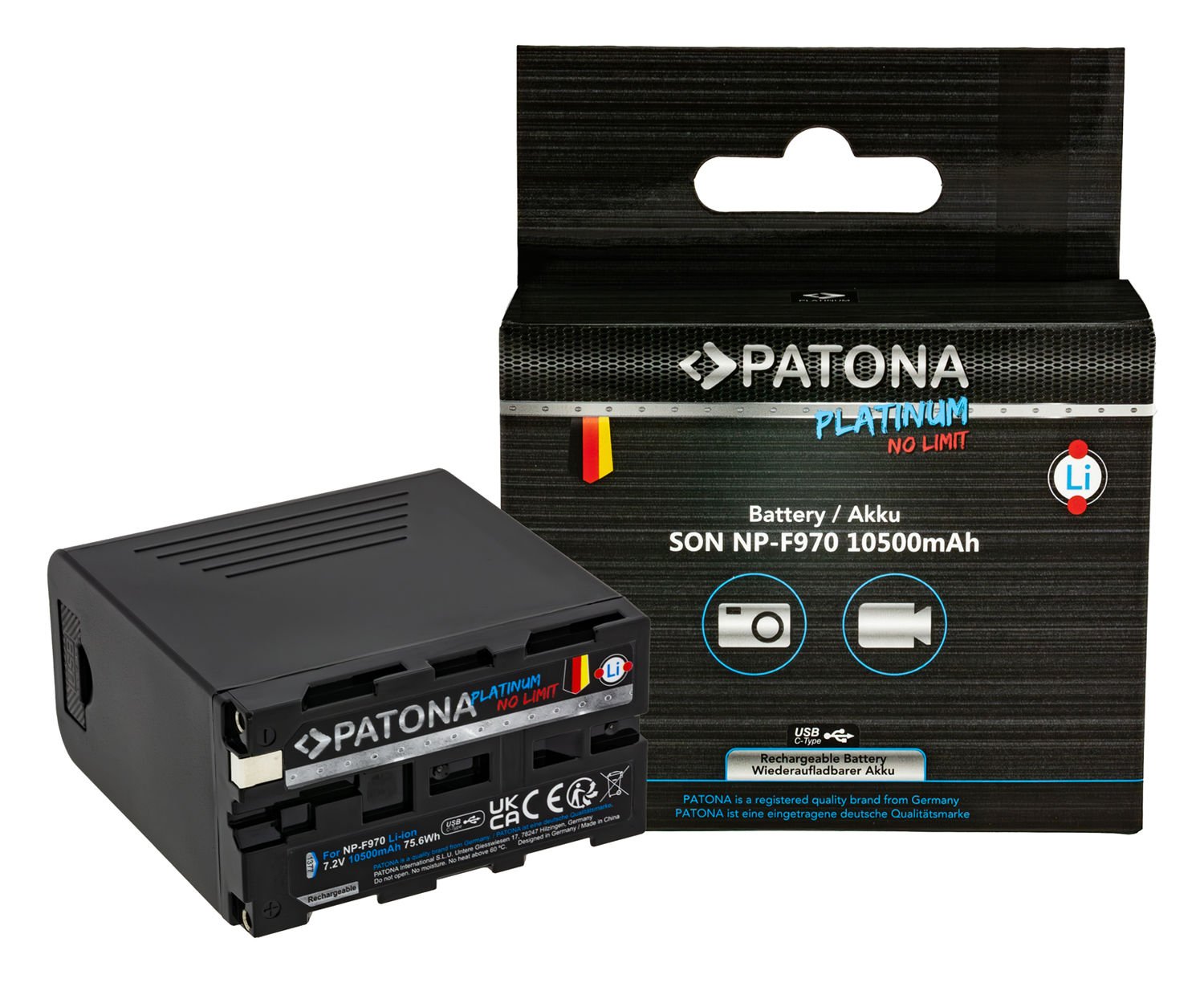 Patona  1377 Platinum Batarya  Sony NP-F970