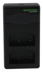 Patona 161713 Premium Twin Performance PD Şarj Cihazı Olympus BLX-1  (USB-C Kablosu ile)