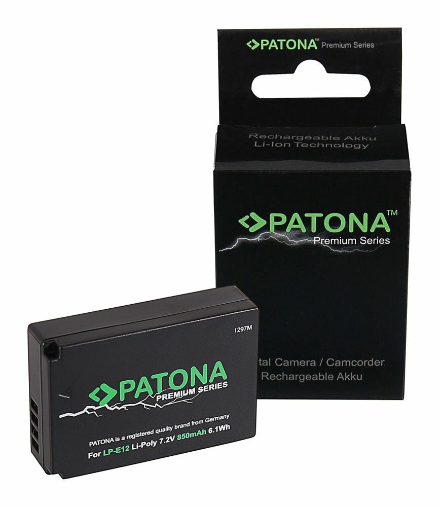 Patona 1297 Premium Batarya (Canon LP-E12)