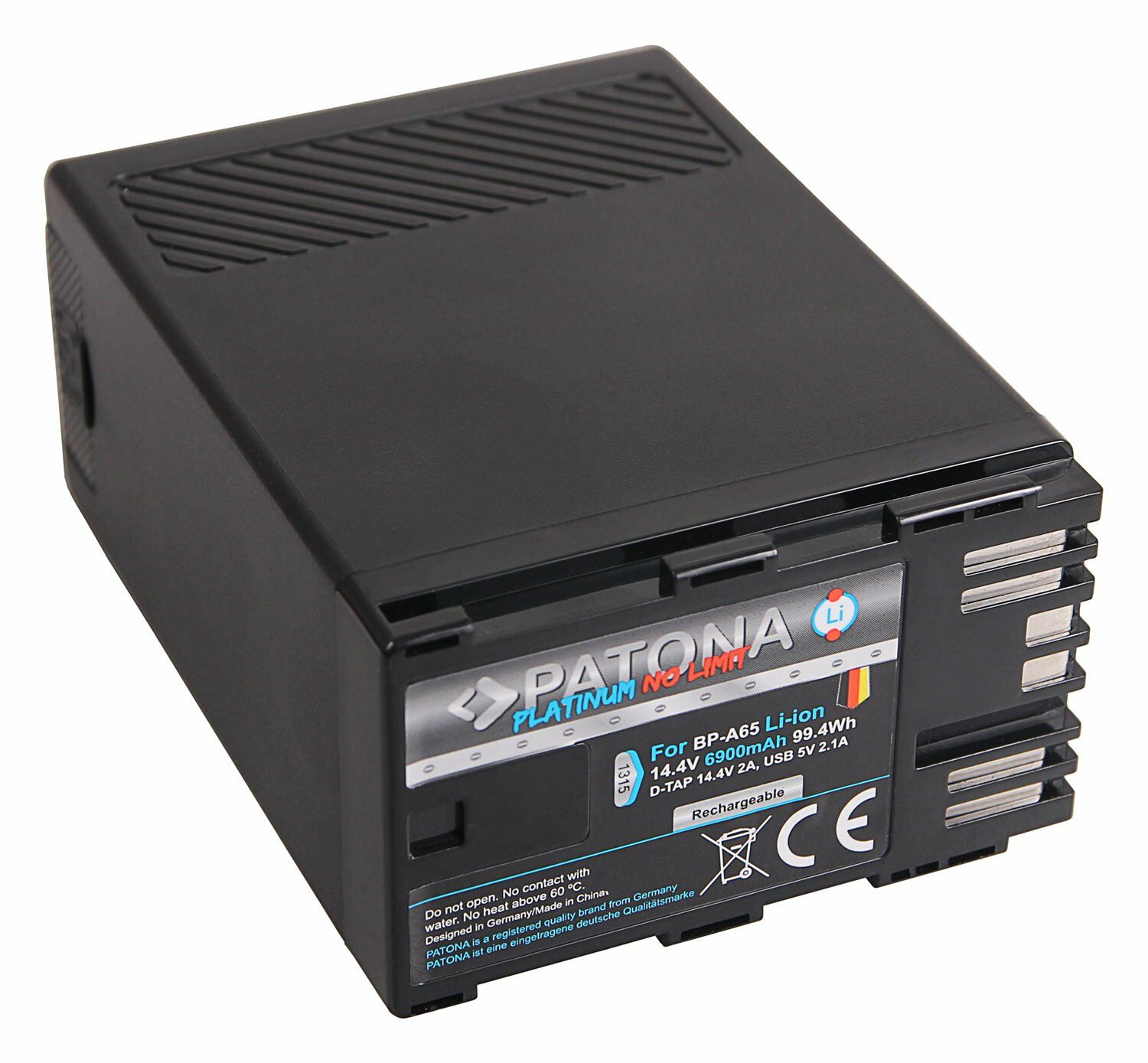 Patona 1315 Platinum Batarya (Canon BP-A65 D-Tap USB-Output)