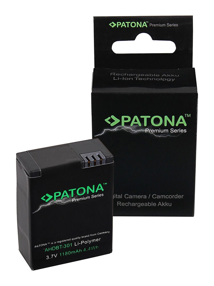 Patona 1202 Premium Batarya (GoPro AHDBT-302 Hero 3+)