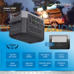 Patona 9983 Platinum Powerstation Autarc 2000