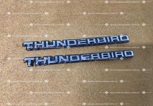 Thunderbird Metal Yazı