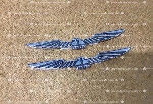 Thunderbird Kuş Küçük Metal Arma