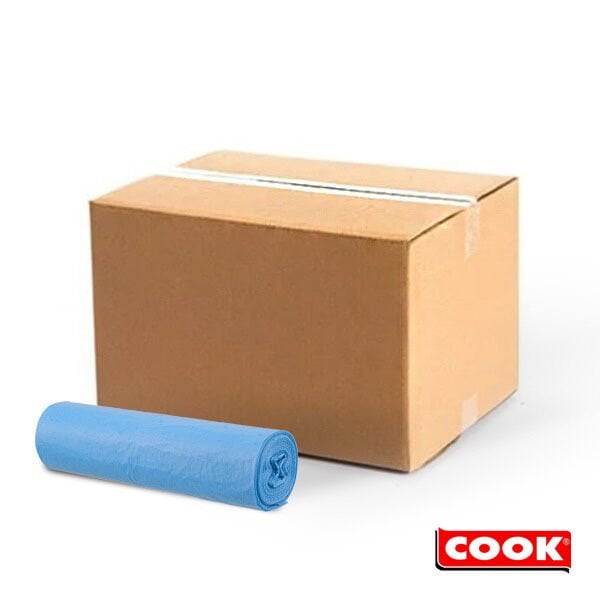 Cook EDT Orta Boy 20li Mavi Çöp Torbası 55x60 cm