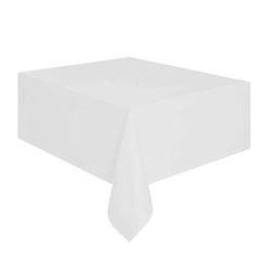 Plastik Masa Örtüsü Beyaz 137x183 cm