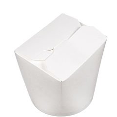 16 oz Beyaz Karton Noodle Kutusu Yeni Kilit
