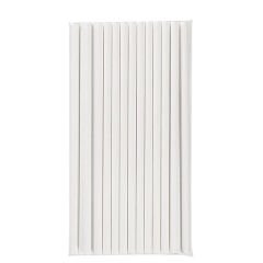 Beyaz Frozen Kağıt Pipet 8 x 204 mm