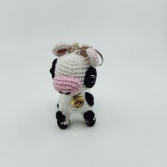 Amigurumi Organik Örgü Buzağı Anahtarlık