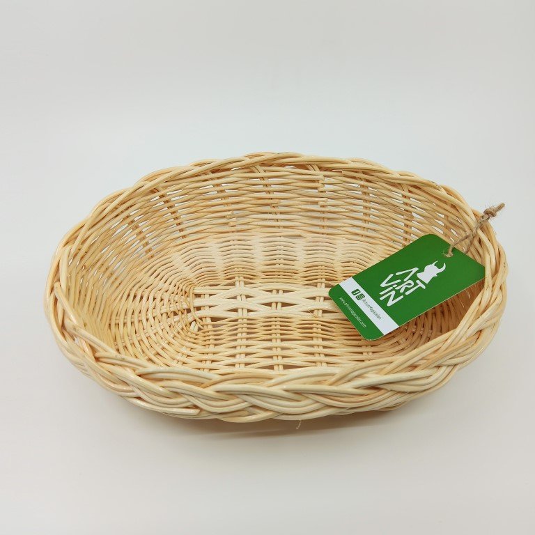 El Yapımı Rattan Oval Sepet