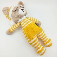 Amigurumi Organik Örgü Oyuncak Uyku Arkadaşım / Sarı