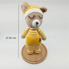 Amigurumi Organik Örgü Oyuncak Uyku Arkadaşım / Sarı