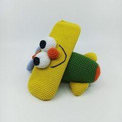 Amigurumi Organik Örgü Oyuncak Uçak