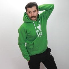 Artvin Logo Baskılı Kapüşonlu Sweatshirt / Yeşil
