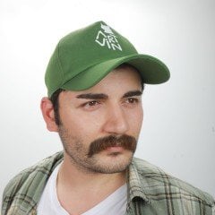 Artvin Logo Baskılı Koton Şapka / Yeşil