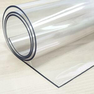 Şeffaf PVC 3,5 mm Kalın Masa Örtüsü Kaymaz Koruyucu