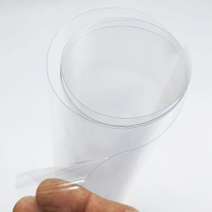 Şeffaf PVC 0,12 mm İnce (Hafif Pudralı) Masa Örtüsü