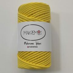 Makremos 2mm Cord İp Sarı