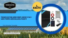 Teknovasyon Arge 30hp-22kw 3 Faz / 400v Pompa İçin Sulama Paketi