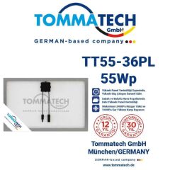 Tommatech 55 Watt Polikristal Solar Güneş Paneli