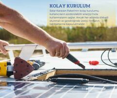 Teknovasyon Arge  Güneş Enerjisi Karavan Solar Paketi 30 Ah Mppt İnverter 240w Güneş Paneli