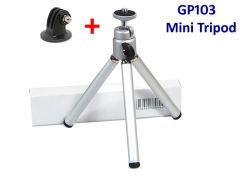 Gplus GP103A Eken Sjcam Kamera Uyumlu Mini Tripod ve GP03 Aparatı