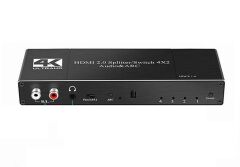 Gplus 4K422A HDMI 2.0 4K HDR10 HDCP 1.4 ARC Combo Switch Splitter