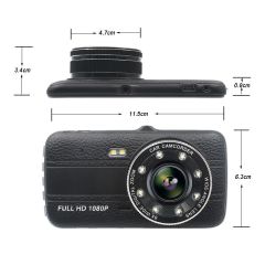 Novatek FullHD 4'' IPS Ekran Araç Kamerası NT88D+32GB Hafıza Kartı