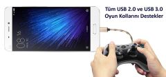 Gplus TC319 UTV007 Chip Android Video DVR Uyumlu Type-C OTG Kablo