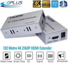 Gplus 4K120EX 120 Metre 4K HDMI Extender Cat5e Cat6 Alıcı Verici