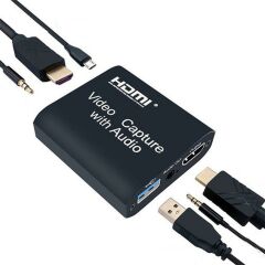 Gplus 4KVC400 4K HDMI Video Capture Audio PS4 Video Yakalama
