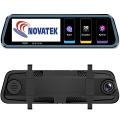Novatek NT910+64GB Hafıza 10 inç Dokunmatik Çift Yön Ayna Kamera