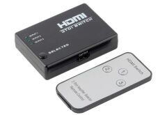 Gplus SY-301 3 Port Kumandalı Full HD 1080p HDMI Switch