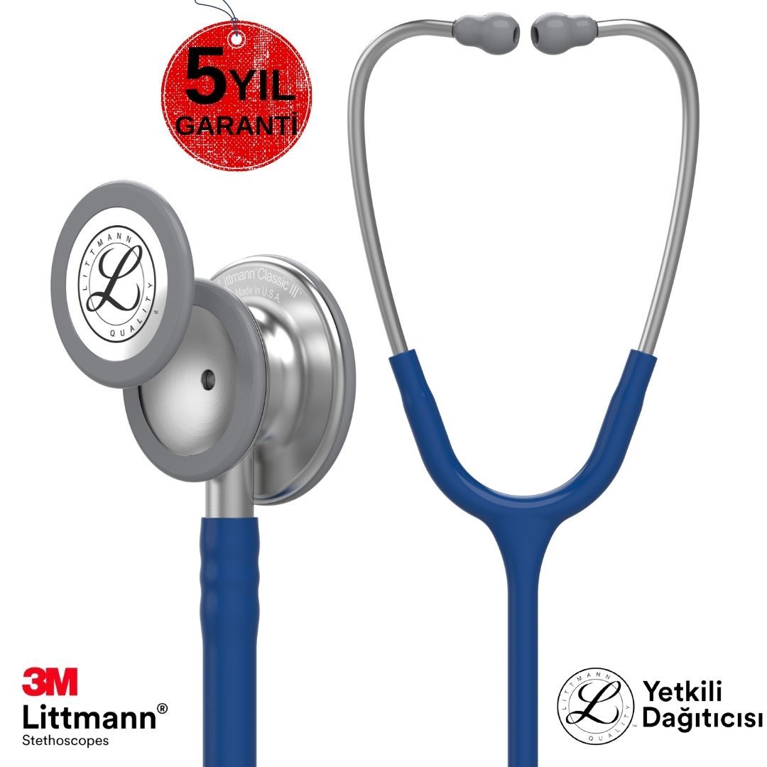 5622 Lacivert Stetoskop 3M Littmann Klasik 3